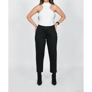 NEW AAM crop pant in black
